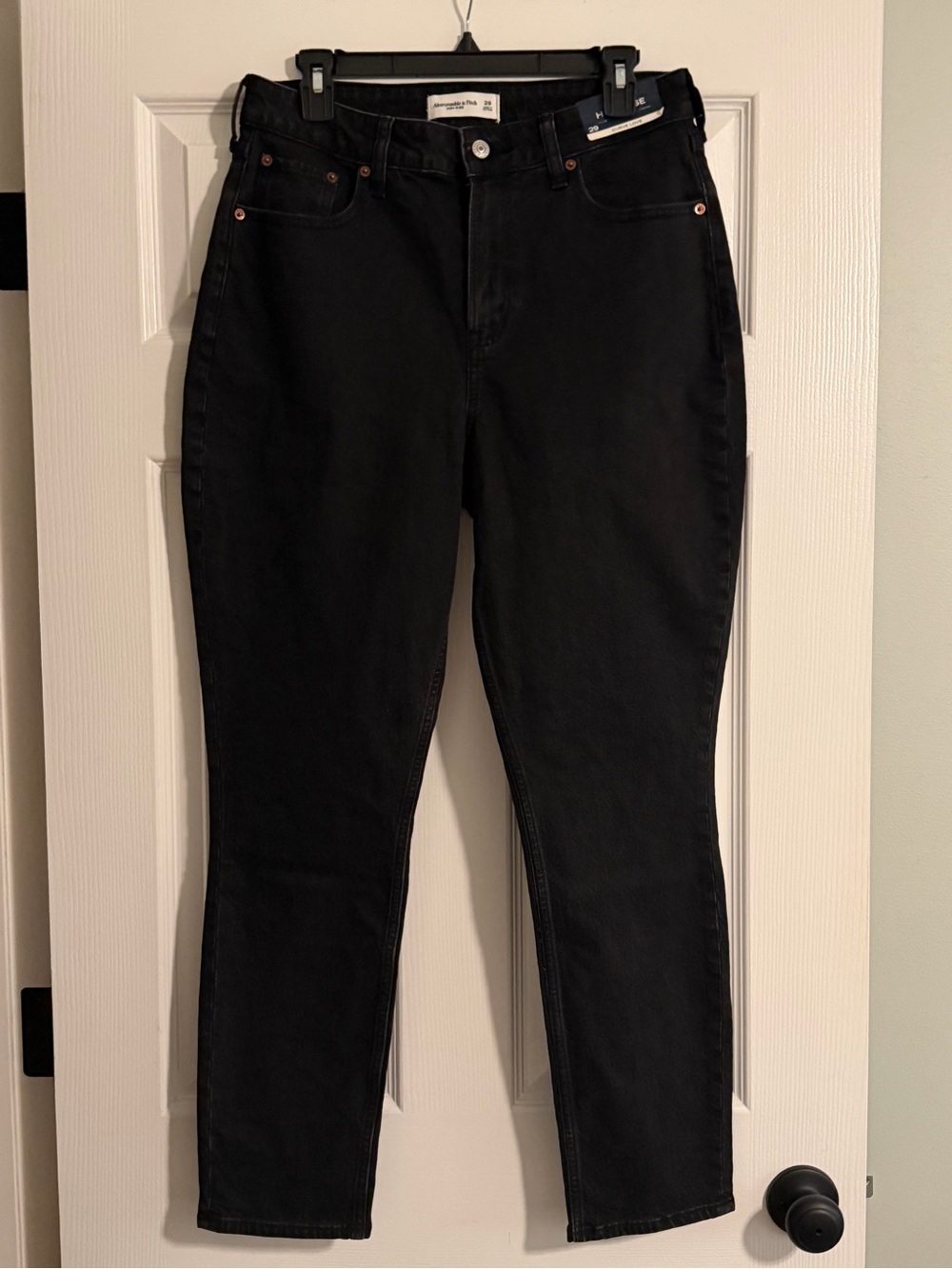 Abercrombie & Fitch Curve Love High-Rise Black Women’s Jeans